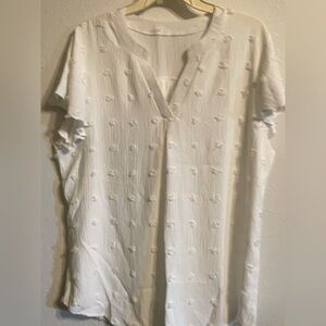 Elegant White Women's Top
